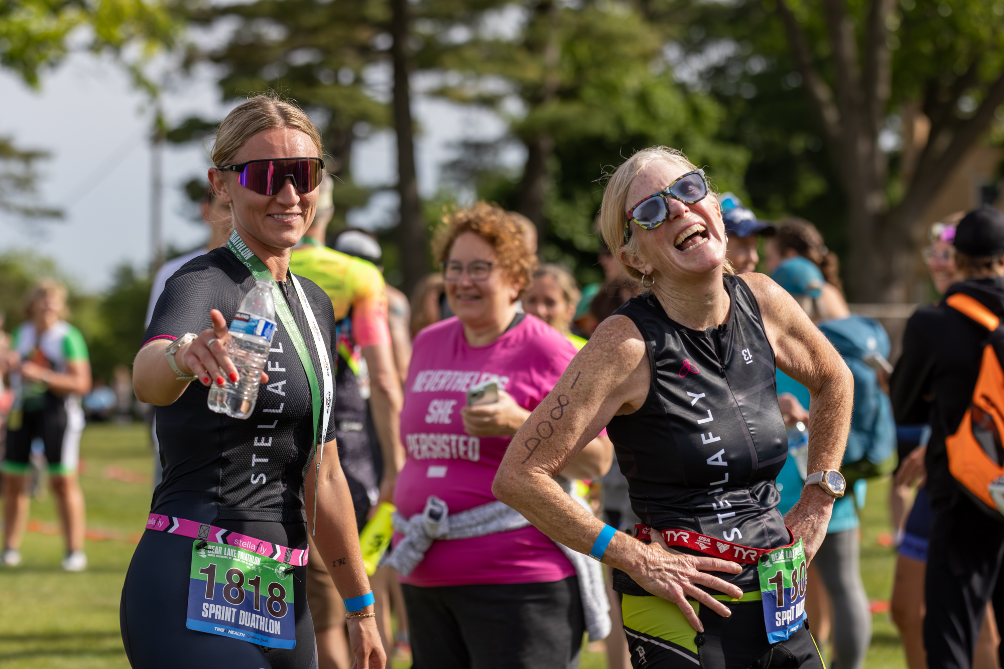 Team StellaFly athletes at race